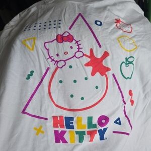 Sanrio Hello Kitty Graphic Tee - White and Multicolor